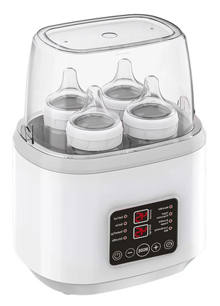 8-in-1 Milk Warmer & Steriliser – 4-Bottle Capacity – 170W – BPA-Free – Dual Voltage – Quiet