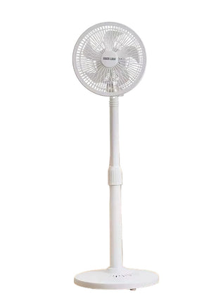 Vertical Floor Fan 93 cm – 2-Speed Air Cooling Fan with ABS Blades, Copper Motor – White