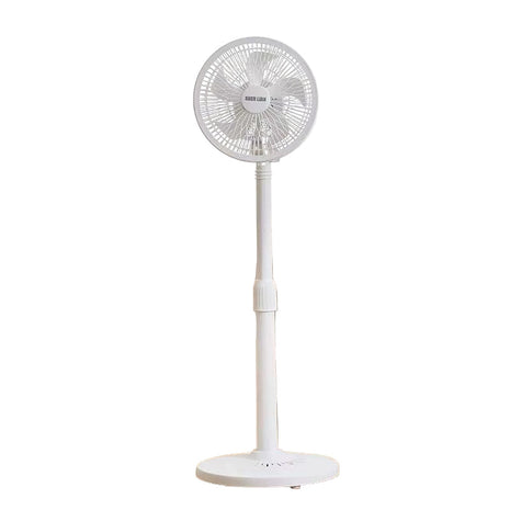 Vertical Floor Fan 93 cm – 2-Speed Air Cooling Fan with ABS Blades, Copper Motor – White