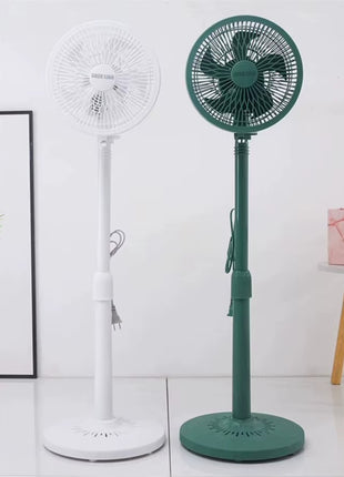 Vertical Floor Fan 93 cm – 2-Speed Air Cooling Fan with ABS Blades, Copper Motor – White
