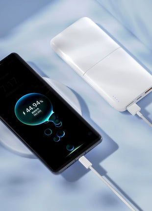 10000mAh Power Bank – Dual Input Type-C & Micro USB – USB-A Output – Lithium-Ion