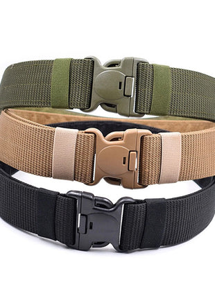 Tactical Nylon Belt 135cm Quick-Release Military-Style Utility Belt