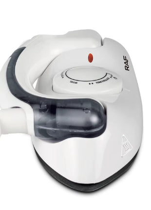 Travel Steam Iron 800W with Collapsible Handle, Non-Stick Soleplate, 0.03 L Tank, 1 m Cord.