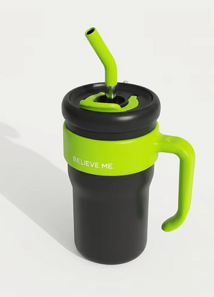 800ml Stainless Steel Insulated Travel Mug with Straw
