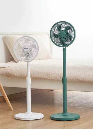 Vertical Floor Fan 93 cm – 2-Speed Air Cooling Fan with ABS Blades, Copper Motor – White