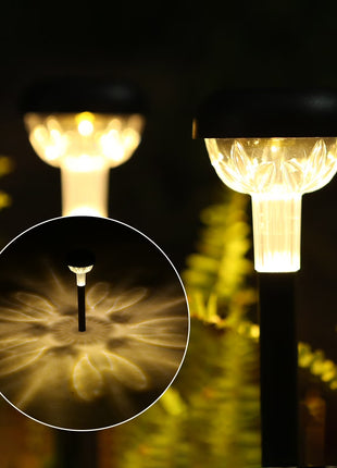 6 Pack Solar Garden Stake Lights, 305 mm Outdoor Pathway Lights