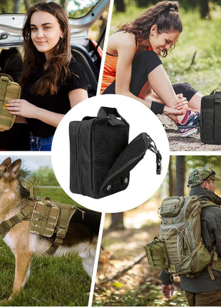 Tactical First Aid Pouch 21×15×10 cm | 1000D Oxford | Emergency Survival – Multiple Colours