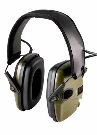 Head Mounted Folding Noise Cancelling Earmuffs for Shooting & Construction Over The Head Foldable Cushion padded Headband Ear Muff