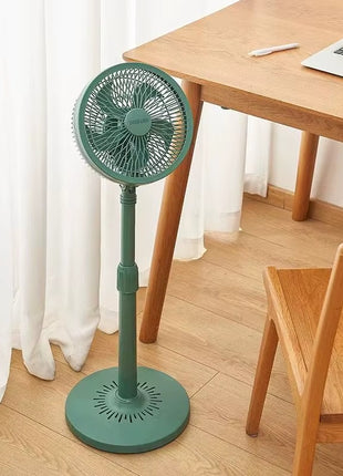 Vertical Floor Fan 93 cm – 2-Speed Air Cooling Fan with ABS Blades, Copper Motor – White