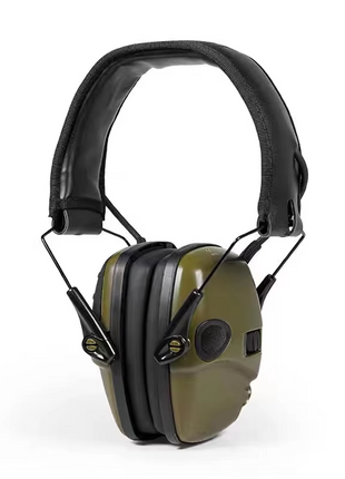 Head Mounted Folding Noise Cancelling Earmuffs for Shooting & Construction Over The Head Foldable Cushion padded Headband Ear Muff