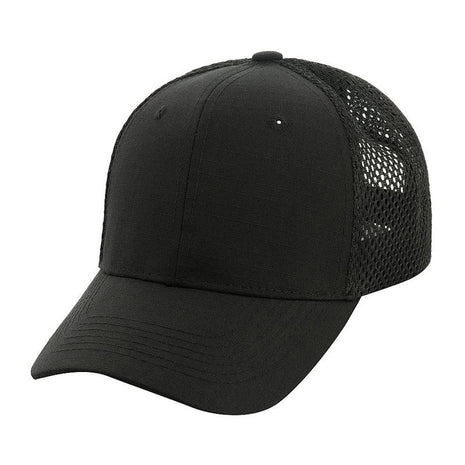 Tactical Ripstop Mesh Cap – Adjustable Outdoor Trucker Hat