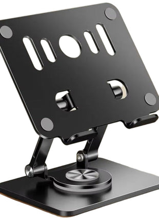Aluminium Laptop & Tablet Stand 4–12.9" – Adjustable Height & 360° Rotation – Heat Dissipation