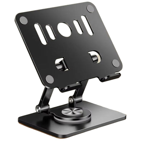 Aluminium Laptop & Tablet Stand 4–12.9" – Adjustable Height & 360° Rotation – Heat Dissipation