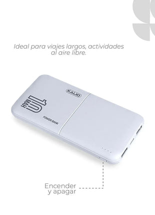 10000mAh Power Bank – Dual Input Type-C & Micro USB – USB-A Output – Lithium-Ion