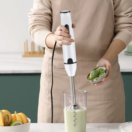 Immersion Hand Stick Blender 300W Plastic & Stainless Steel 240V EU Plug
