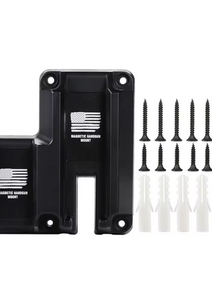 Magnetic Gun Mount Holster 60Lbs – Coated Metal Quickdraw Holder for Handgun & Magazine