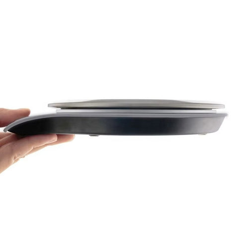 Digital Kitchen Scale 5kg – Stainless Steel – Precision Food Weighing with Auto-Off & Tare – Silver