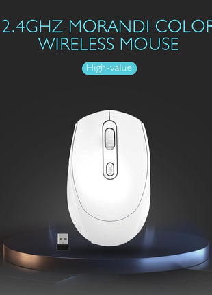 Wireless Rechargeable Mouse – Silent Click – Dual USB & Bluetooth – 1600 DPI