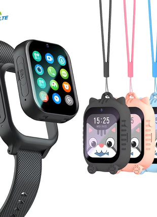 Kids 4G Smartwatch with GPS Tracker, 1.83" HD Screen, SOS, Waterproof, Video Call