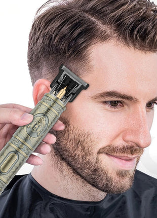 Cordless Hair Clipper 120min USB-C Rechargeable – Stainless Steel Blade – 4 Guide Combs