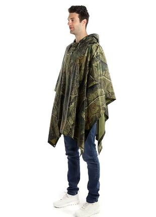 Adult Outdoor Rain Poncho 140 × 200 cm Waterproof Polyester Cape