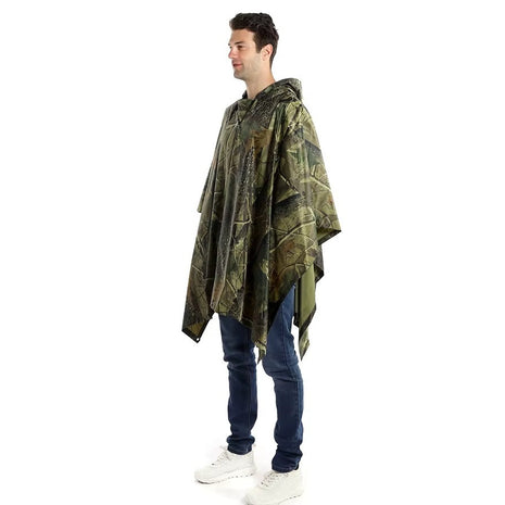 Adult Outdoor Rain Poncho 140 × 200 cm Waterproof Polyester Cape