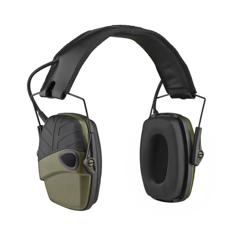 Head Mounted Folding Noise Cancelling Earmuffs for Shooting & Construction Over The Head Foldable Cushion padded Headband Ear Muff