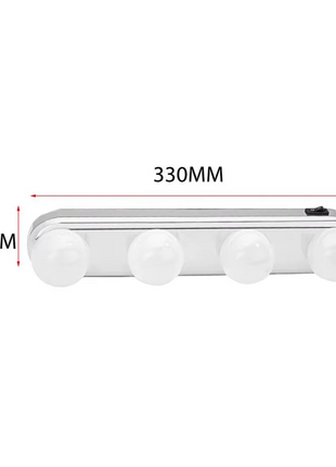 Portable LED Vanity Light Bar with Suction Cup