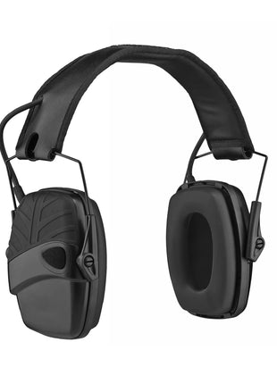 Head Mounted Folding Noise Cancelling Earmuffs for Shooting & Construction Over The Head Foldable Cushion padded Headband Ear Muff