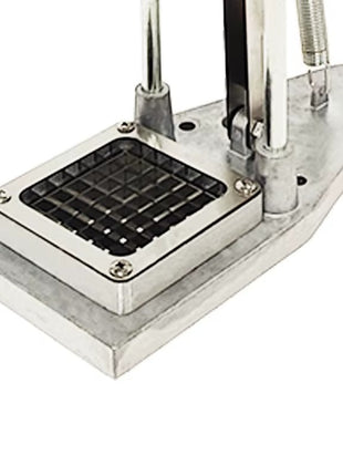 Manual Potato Chip Cutter – 10mm Stainless Steel Grid – Heavy Duty Aluminium Lever Slicer