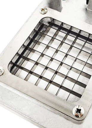 Manual Potato Chip Cutter – 10mm Stainless Steel Grid – Heavy Duty Aluminium Lever Slicer