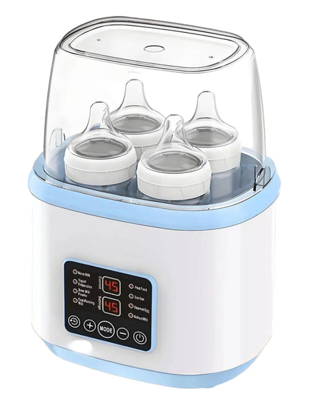 8-in-1 Milk Warmer & Steriliser – 4-Bottle Capacity – 170W – BPA-Free – Dual Voltage – Quiet