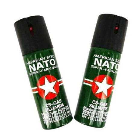 Pepper Spray 20ml Self-Defense Keychain – Aluminium Canisters – Flip-Top Stream Spray