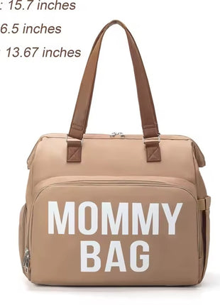 Mommy Diaper Bag 40x17x35cm Waterproof Oxford – 4-in-1 Backpack Tote with Wet/Dry Compartment