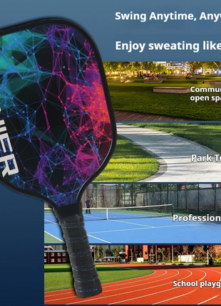 Kenier Pickleball Paddle Set – 2 Wooden Paddles, 4 Outdoor Balls, Carry Bag