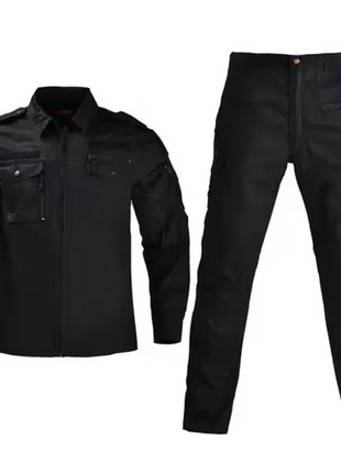 Tactical Uniform Set – Long Sleeve Shirt & Cargo Pants, Poly‑Cotton 35/65, Camouflage & Solid Colours