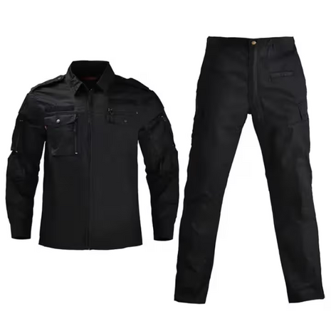 Tactical Uniform Set – Long Sleeve Shirt & Cargo Pants, Poly‑Cotton 35/65, Camouflage & Solid Colours