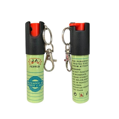 Pepper Spray 20ml Self-Defense Keychain – Aluminium Canisters – Flip-Top Stream Spray
