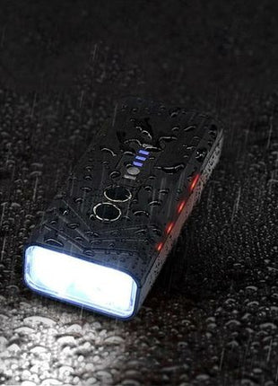 USB Rechargeable Bicycle Front Light 400LM Dual 2x10W LED 2400mAh Water-Resistant with Adjustable Mount