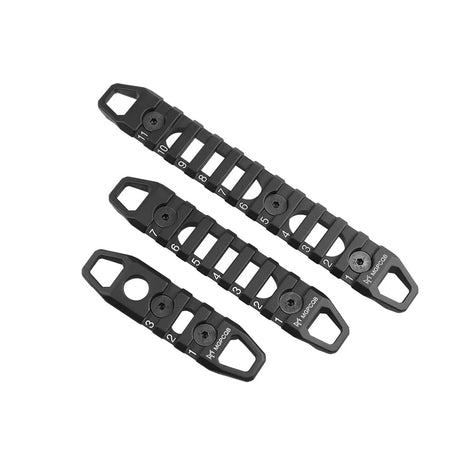 Tactical Picatinny Rail Set – 150 mm/110 mm/80 mm Black 20 mm Mount