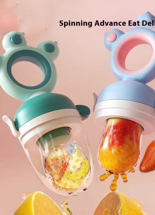 Silicone Baby Fruit Feeder – BPA-Free Fresh Food Teether with Paw Handle