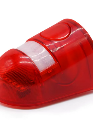 Solar Alarm Light with PIR Sensor – 129dB Siren + Red Flashing LED – IP65 Water resistant – Wall Mounted