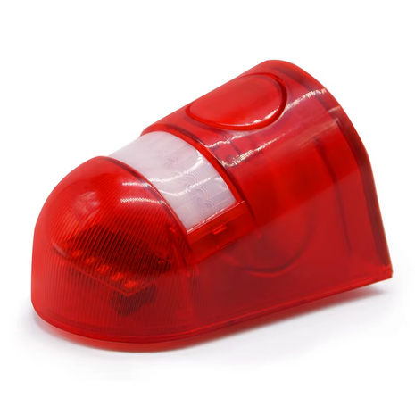 Solar Alarm Light with PIR Sensor – 129dB Siren + Red Flashing LED – IP65 Water resistant – Wall Mounted