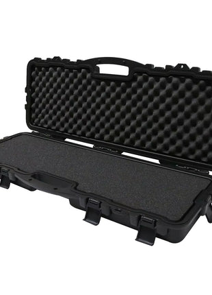 Hard Plastic Rifle Case 30″ – Foam‑Lined Hard‑Shell Transport – Black