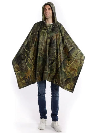 Adult Outdoor Rain Poncho 140 × 200 cm Waterproof Polyester Cape