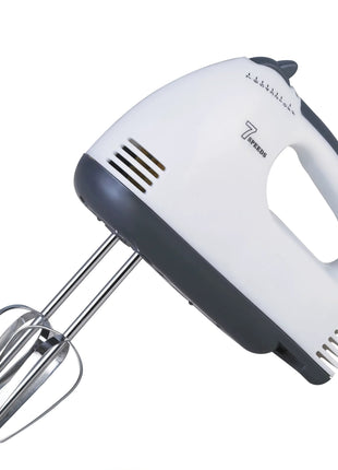 Electric Stand Mixer 2.0L 270W ABS Housing with Stainless Steel Bowl, 7-Speed Settings, Beaters & Dough Hooks