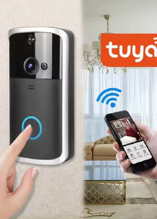 Wi‑Fi Video Doorbell 166° Wide‑Angle Lens Night Vision Smart Intercom