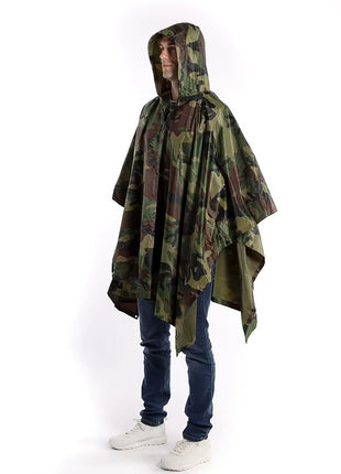Adult Outdoor Rain Poncho 140 × 200 cm Waterproof Polyester Cape