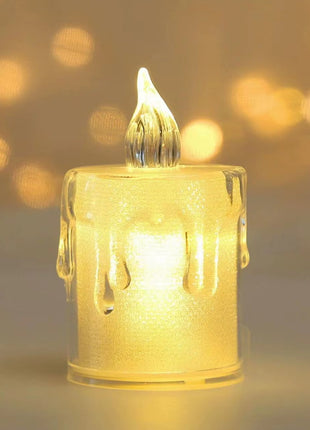 LED Flameless Candles – 24 Pack Warm White Flickering Tea Lights