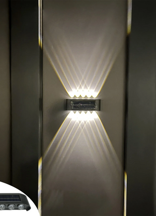 ABS Wall Solar Light – Outdoor LED, Weather resistant, Modern Design